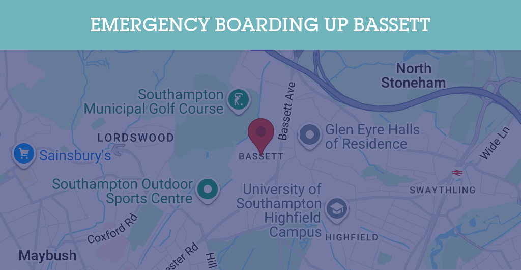 Emergency Boarding Up Services in Bassett - SO16