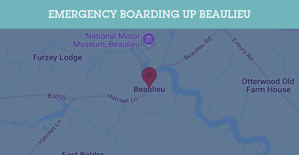 Emergency Boarding Up Services in Beaulieu - SO42