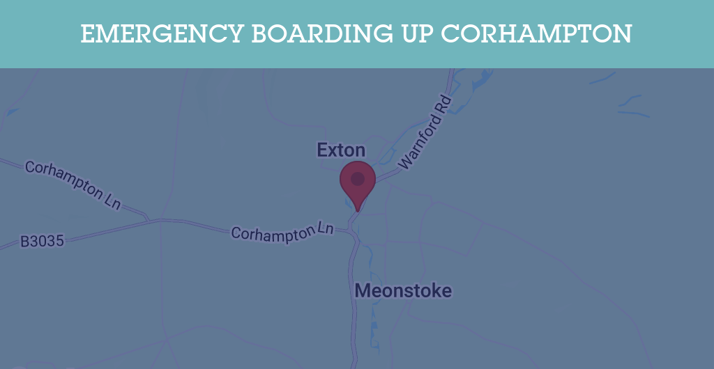 Emergency Boarding Up Services in Corhampton - SO32