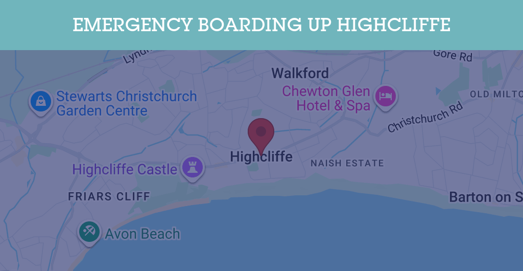 Emergency Boarding Up Services in Highcliffe - SO23