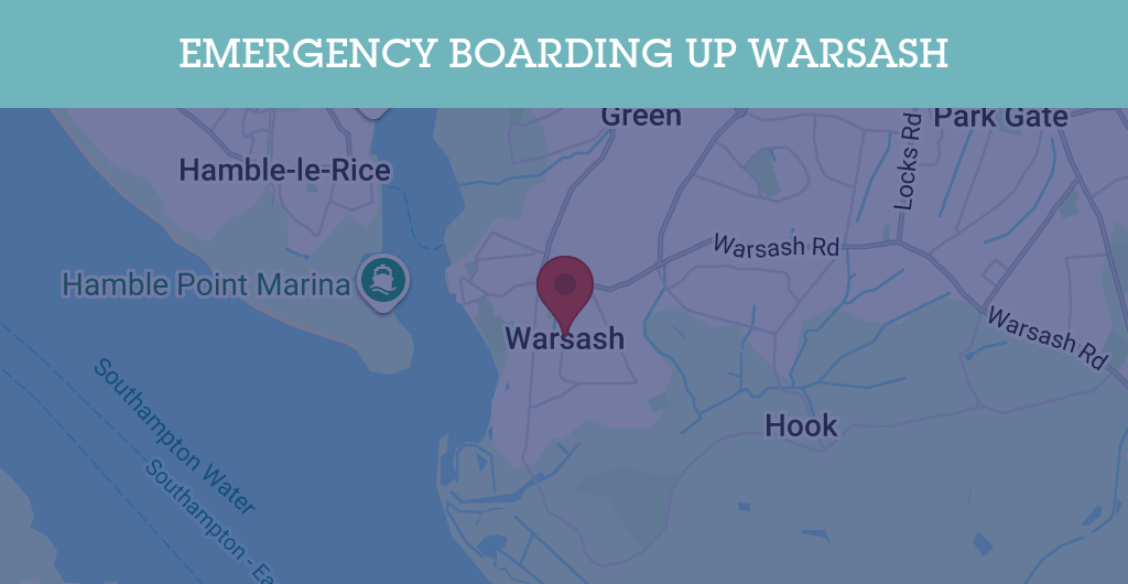 Emergency Boarding Up Services in Warsash - SO3